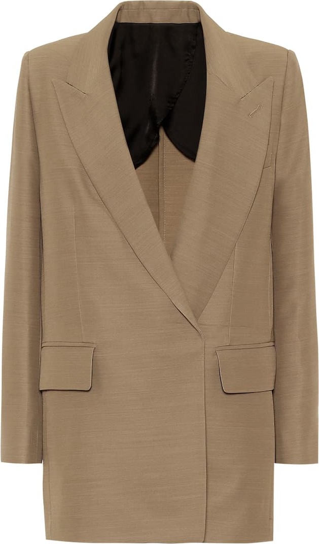 AMI Buttonless oversized blazer