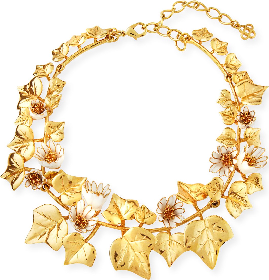Oscar De La Renta Ivy Station Necklace