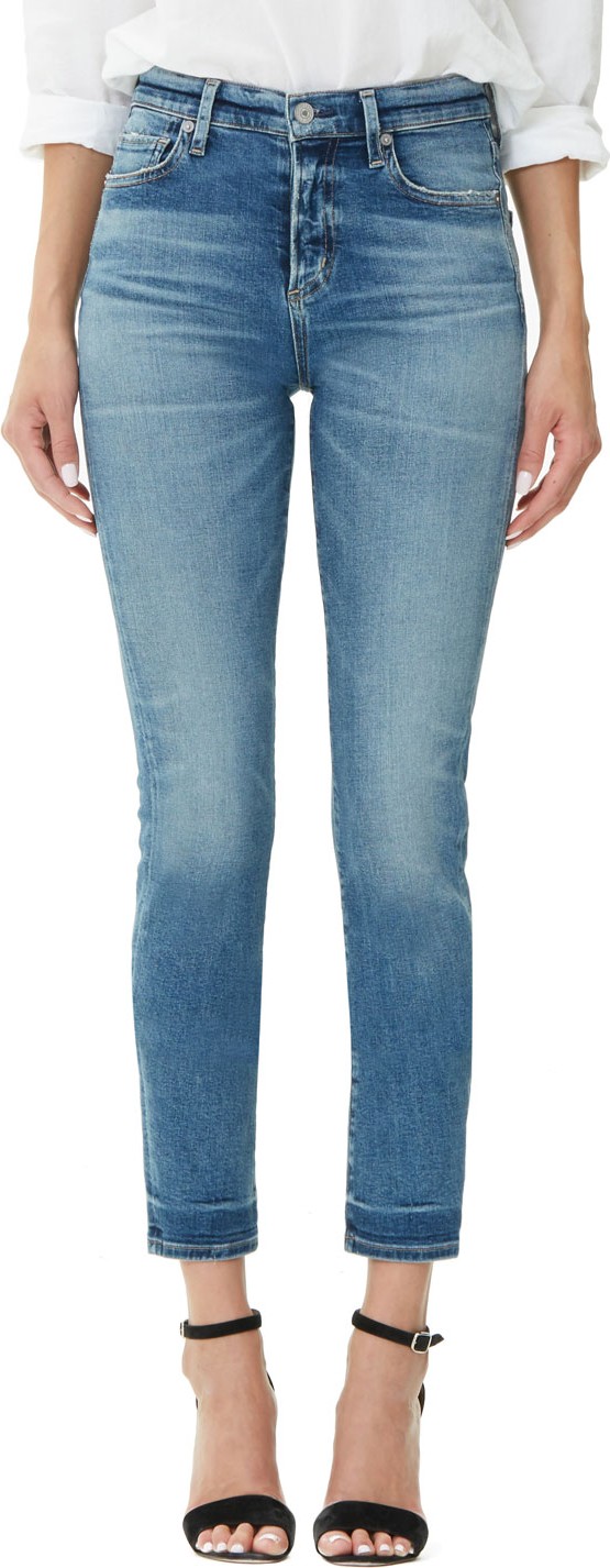 Citizens Of Humanity Harlow High-Rise Ankle Straight-Leg Jeans