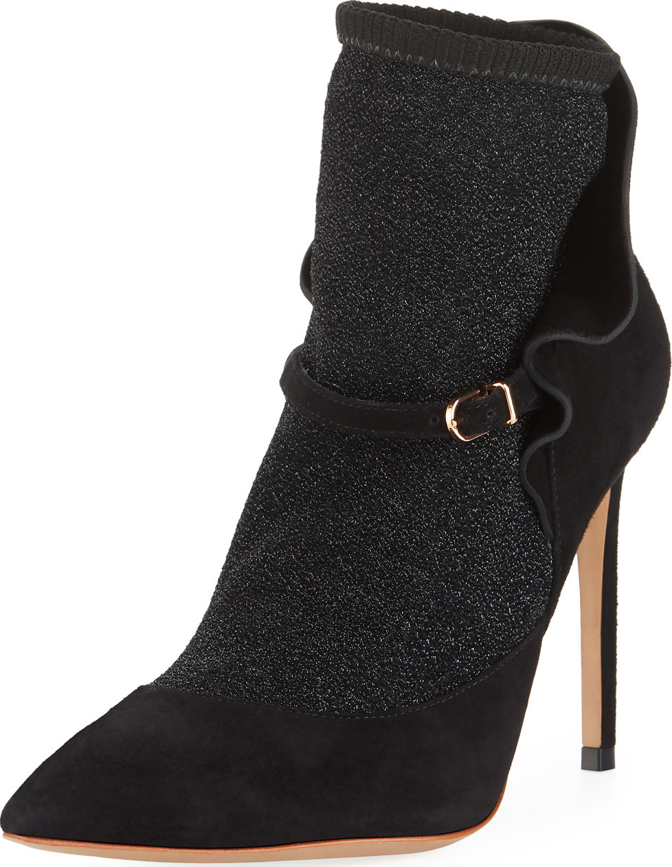 Sophia Webster Lucia Suede Ankle Sock Booties Sophia Webster Lucia Suede Ankle Sock Booties