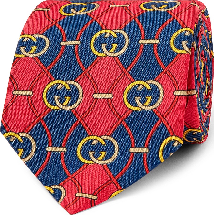 Gucci 7cm Printed Silk-Twill Tie