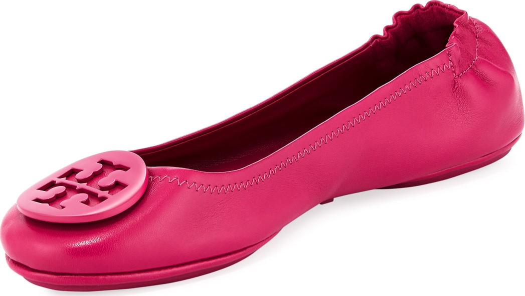 Tory Burch Minnie Travel Logo Ballet Flats