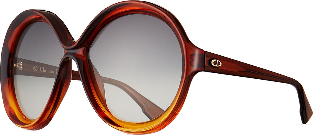 Dior DiorBianca Two-Tone Butterfly Sunglasses