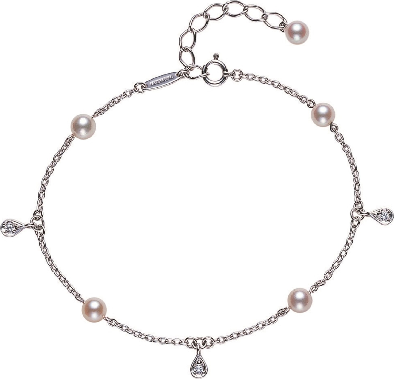 Mikimoto Pearl & Diamond Bracelet