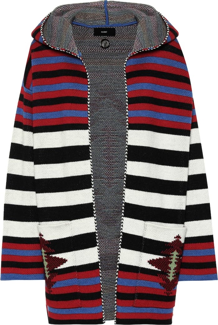 Alanui Hooded wool cardigan