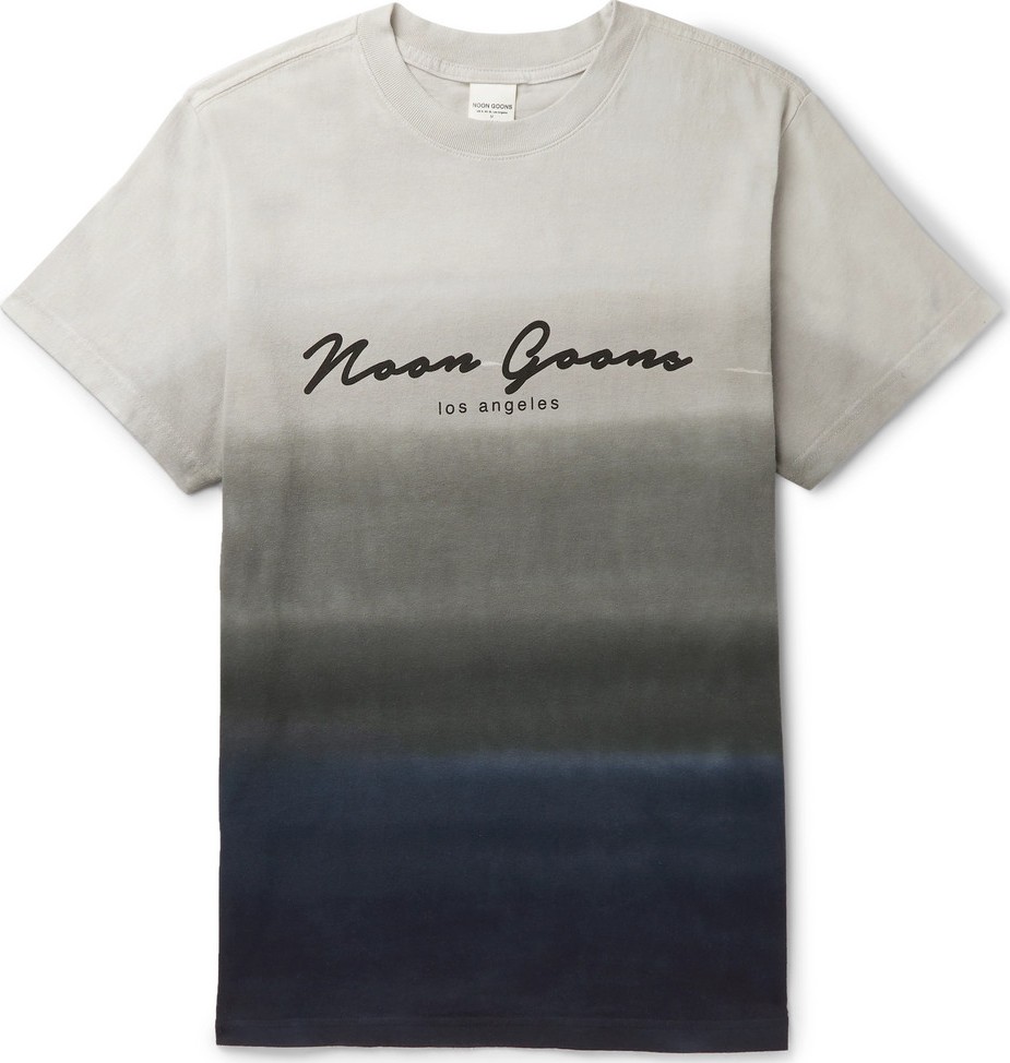 Noon Goons Logo-Print Dégradé Cotton-Jersey T-Shirt