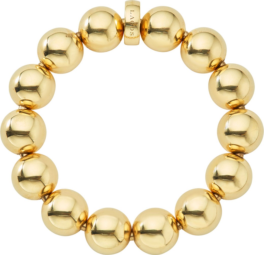 LAGOS Medium 15mm Caviar Ball Stretch Bracelet