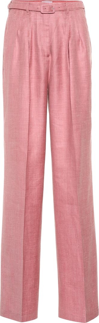Gabriela Hearst Vargas high-rise wide-leg pants