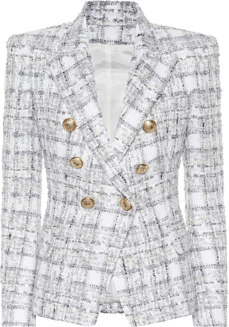 Balmain Exclusive to Mytheresa – Double-breasted tweed blazer