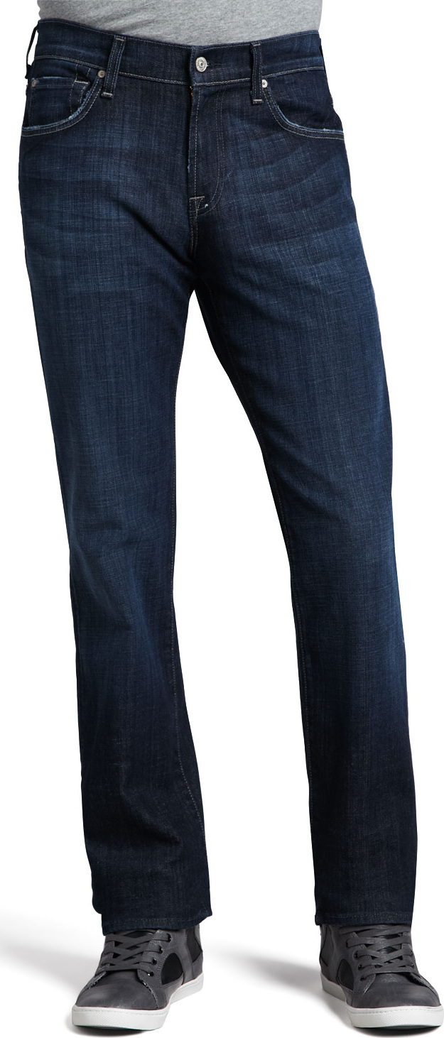 7 For All Mankind Men's Austyn Los Angeles Dark Jeans, 36"