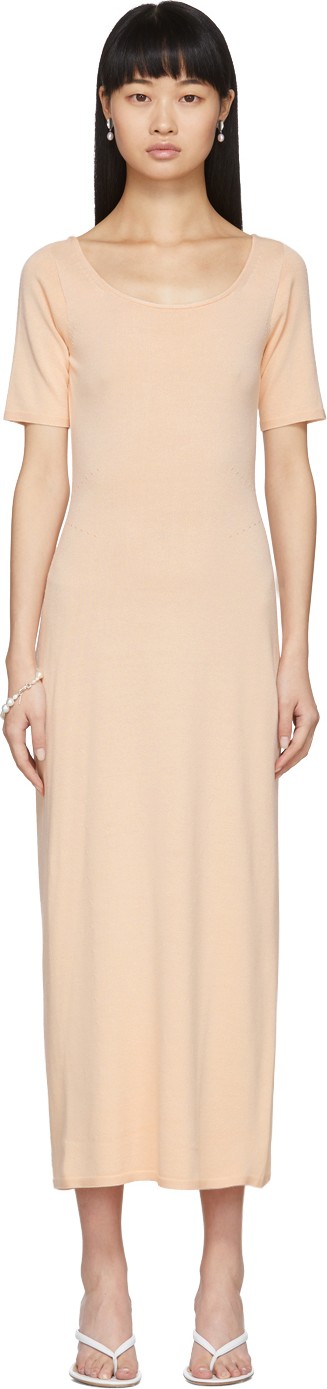 Lemaire Pink Second Skin Dress