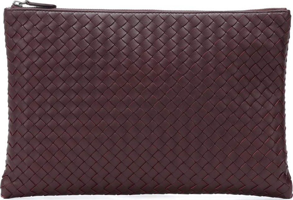 Bottega Veneta Intrecciato leather clutch