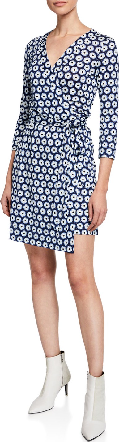 DIANE von FURSTENBERG New Julian Mini Wrap Dress
