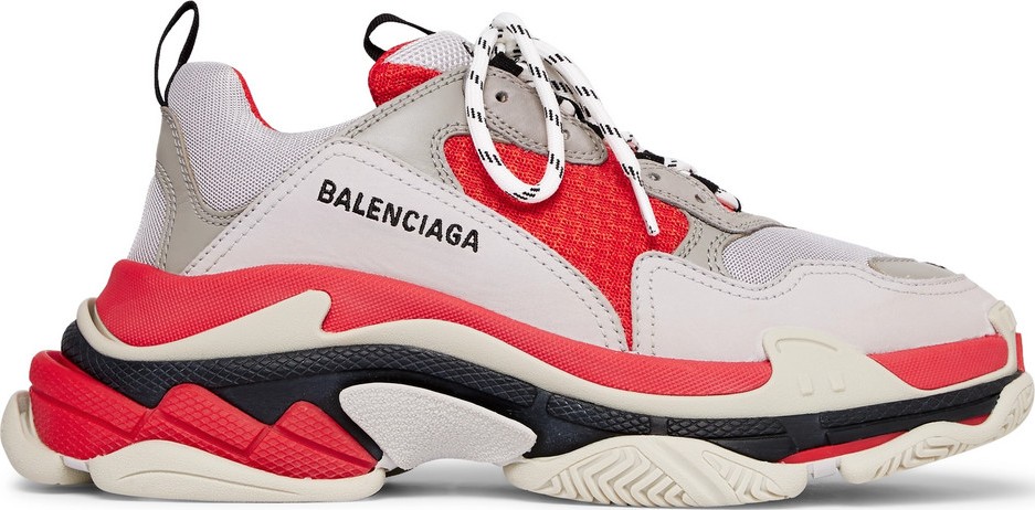 Balenciaga Triple S Mesh and Leather Sneakers
