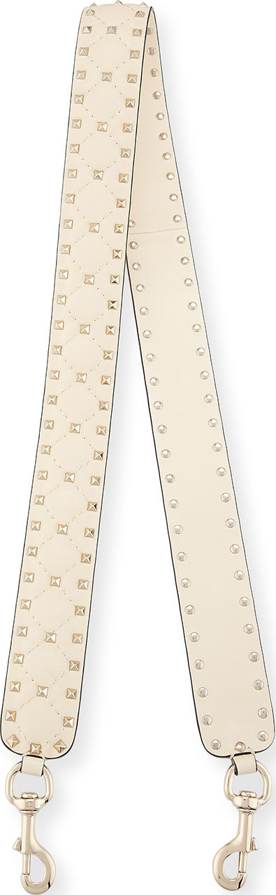 Valentino Rockstud Leather Guitar Strap for Handbag Valentino Rockstud Leather Guitar Strap for Handbag