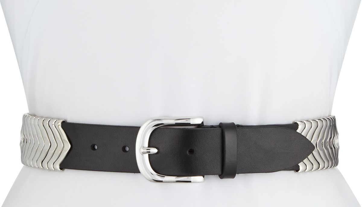 Isabel Marant Etoile Tehora U-Buckle Leather Belt