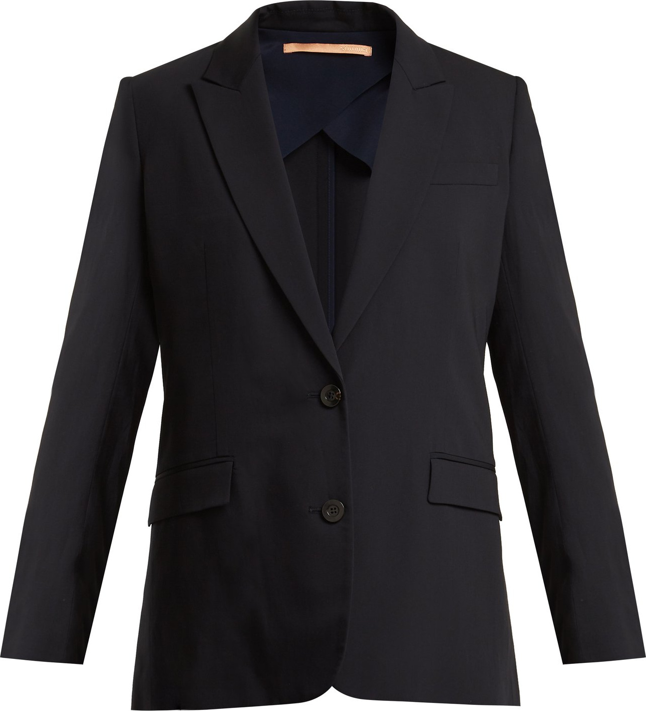 Summa Single-breasted wool-blend jacket