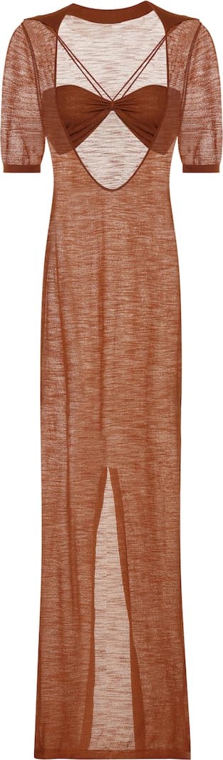 Jacquemus La Robe Piana knitted maxi dress