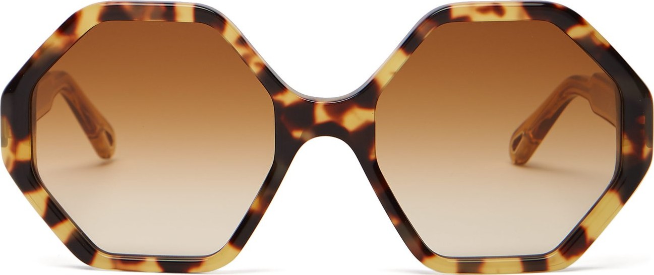 Chloe Willow tortoiseshell acetate sunglasses