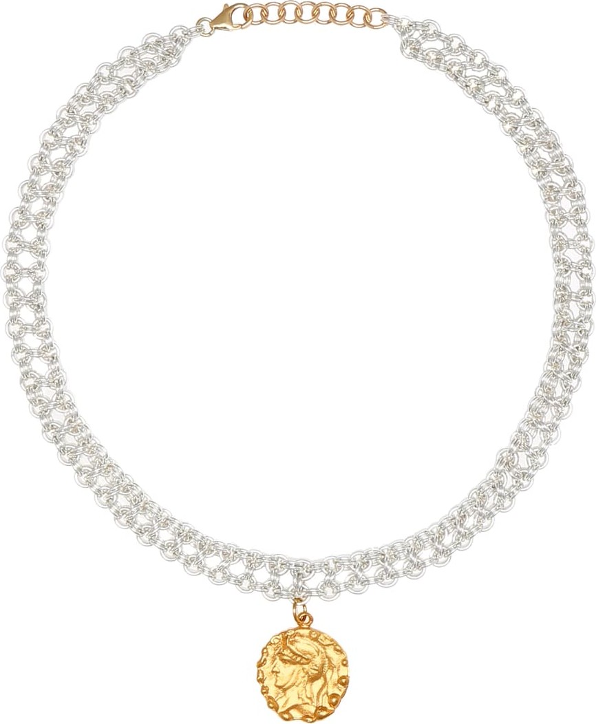 Alighieri The Woven Tapestry Amulet 24kt gold-plated necklace