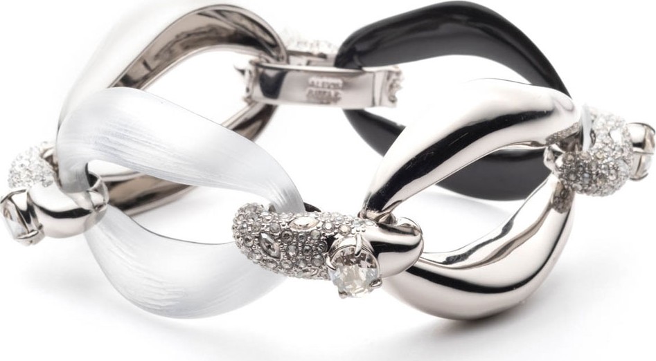 Alexis Bittar Crystal Encrusted Soft Link Bracelet