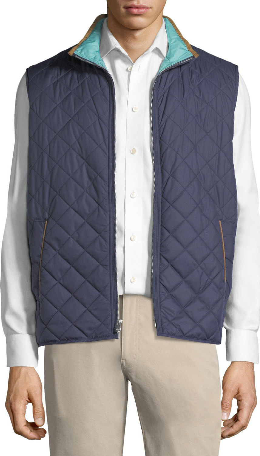 Peter Millar Tailgate Quilted Lightweight Vest