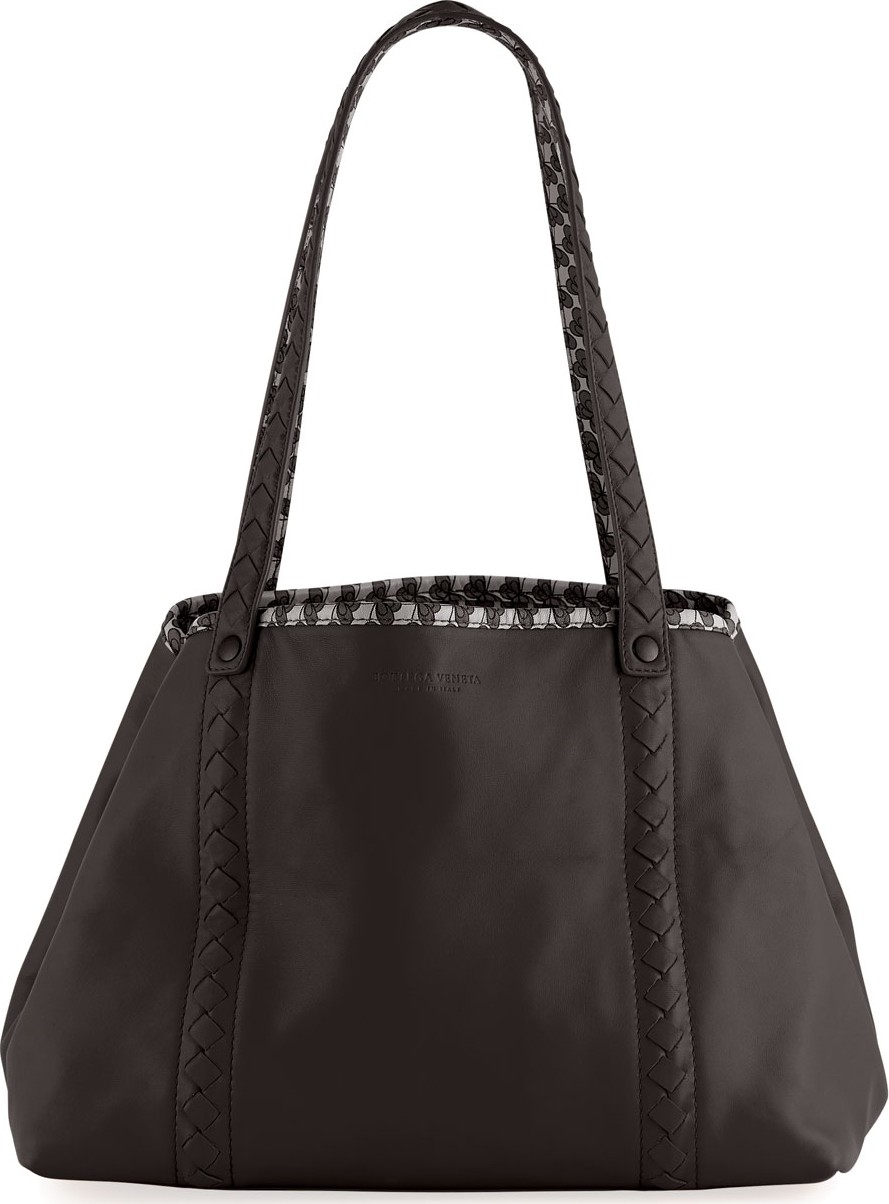 Bottega Veneta Cavatteria Small Butterfly-Trim Tote Bag