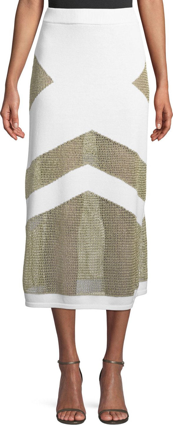 Tabula Rasa Sankore High-Waist Knit Midi Skirt