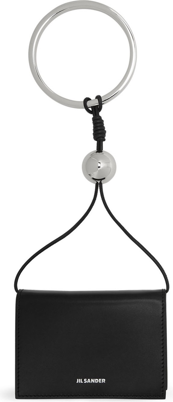 Jil Sander Black Bracelet Wallet Clutch