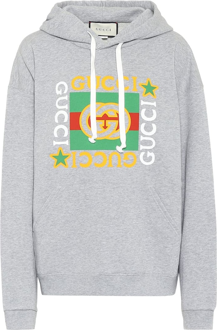 Gucci Logo cotton hoodie