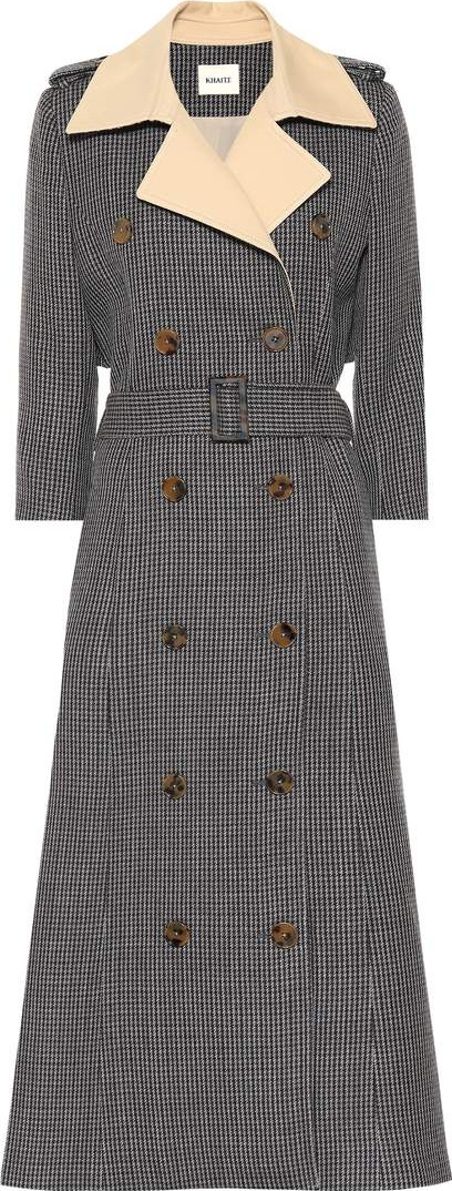 Khaite Charlotte tweed trench coat