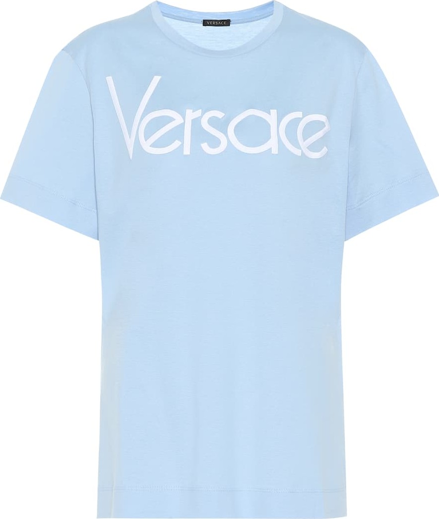 Versace Printed cotton T-shirt