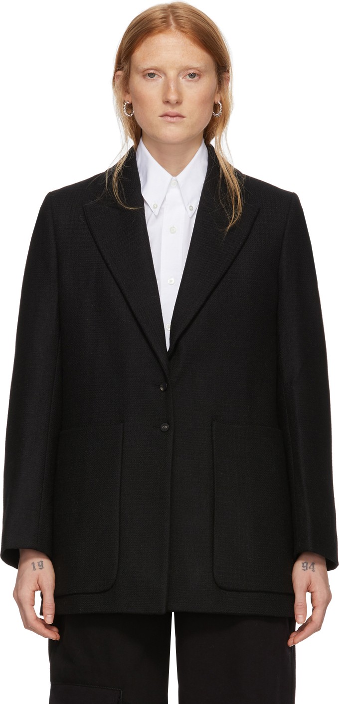 Studio Nicholson Black Acre Blazer