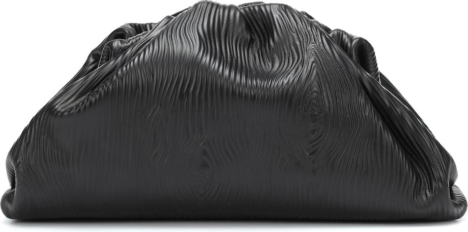 Bottega Veneta The Pouch embossed leather clutch