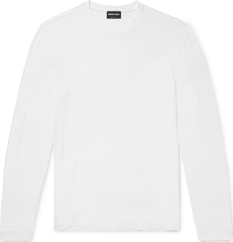 Giorgio Armani Slim-Fit Stretch-Jersey T-Shirt