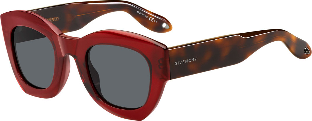 Givenchy Two-Tone Square Acetate Sunglasses