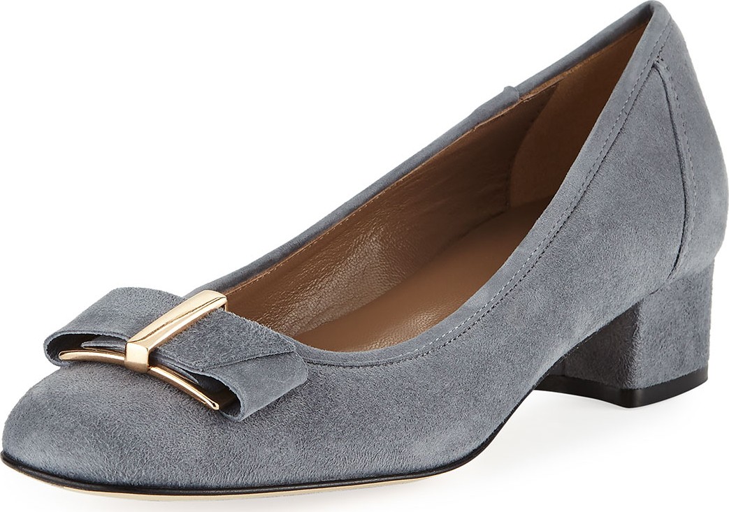 Sesto Meucci Fay Suede Bow Pump