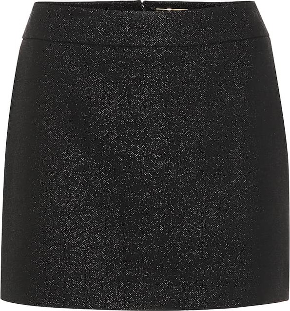Saint Laurent Wool-blend miniskirt