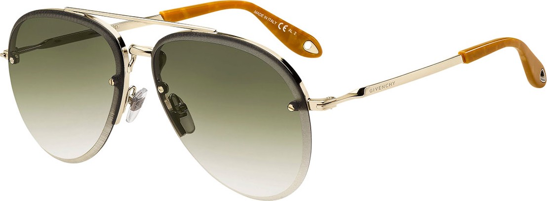Givenchy Semi-Rimless Gradient Aviator Sunglasses Givenchy Semi-Rimless Gradient Aviator Sunglasses