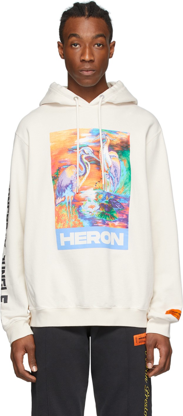 Heron Preston Off-White Heron Colors Ribs Hoodie