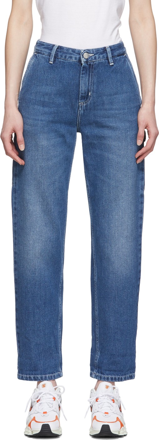 Carhartt Work In Progress Blue Pierce Jeans