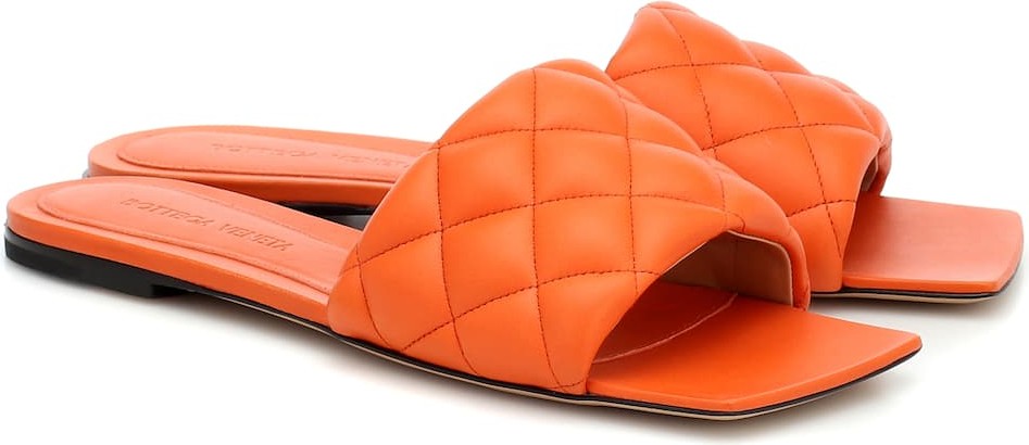 Bottega Veneta BV Lido leather slides