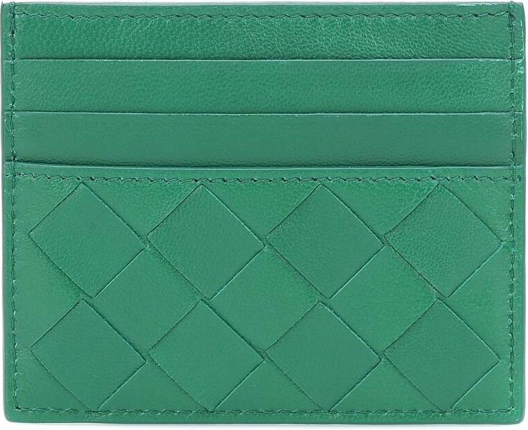 Bottega Veneta Intrecciato leather card holder