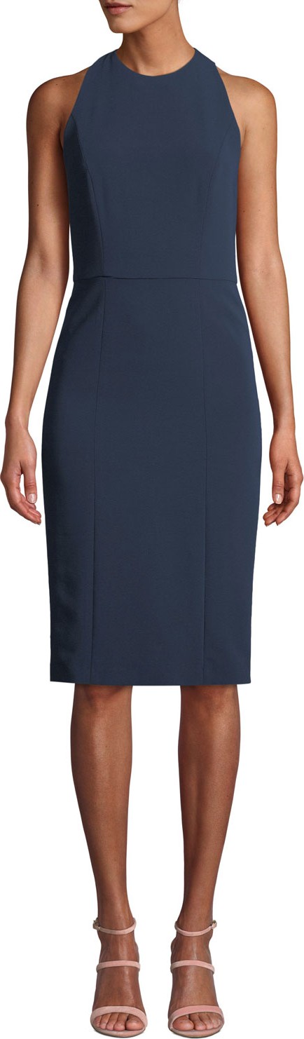 Alice + Olivia Cora Fitted Sleeveless Dress