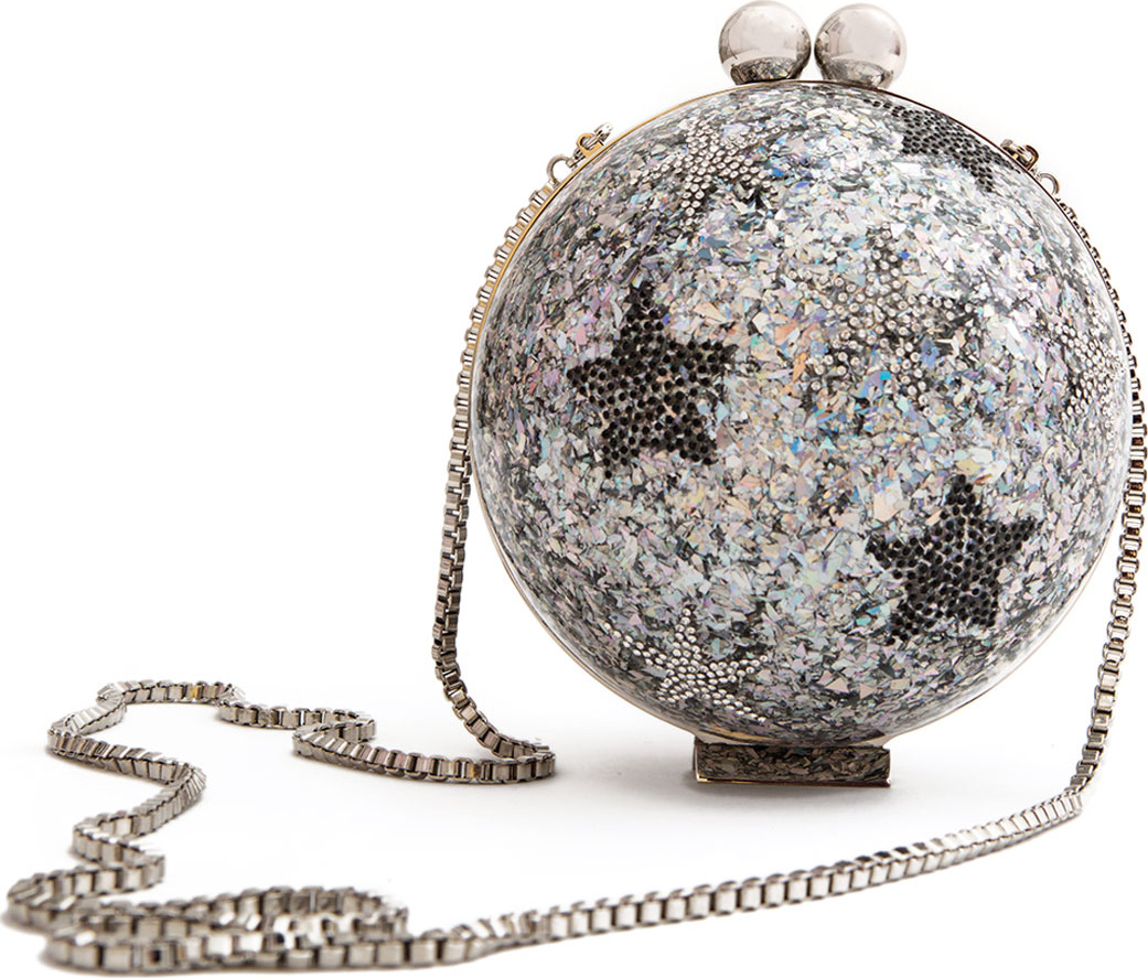 Marzook Holograph Orb Crystal Minaudiere