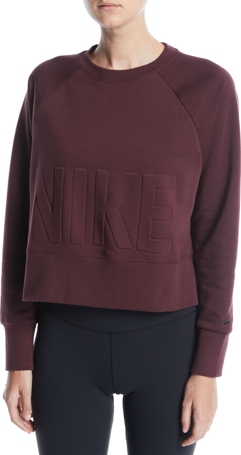 Nike Versa Cropped Training Sweatshirt