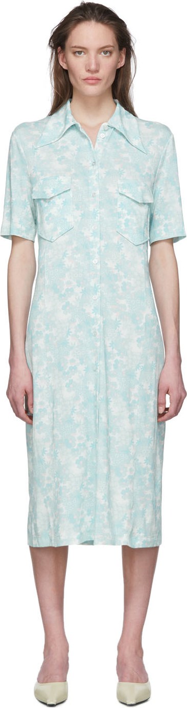 Kwaidan Editions Multicolor Slim Shirt Dress Kwaidan Editions Multicolor Slim Shirt Dress