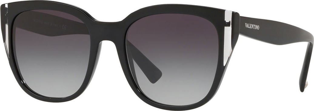 Valentino Colorblock Acetate Square Sunglasses