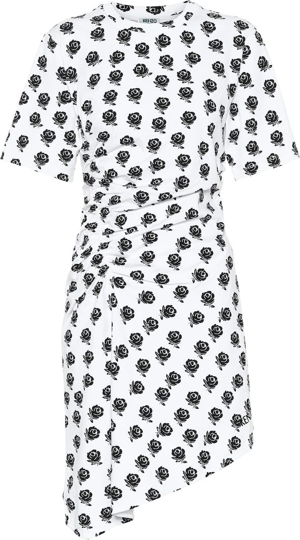 KENZO Floral cotton jersey dress