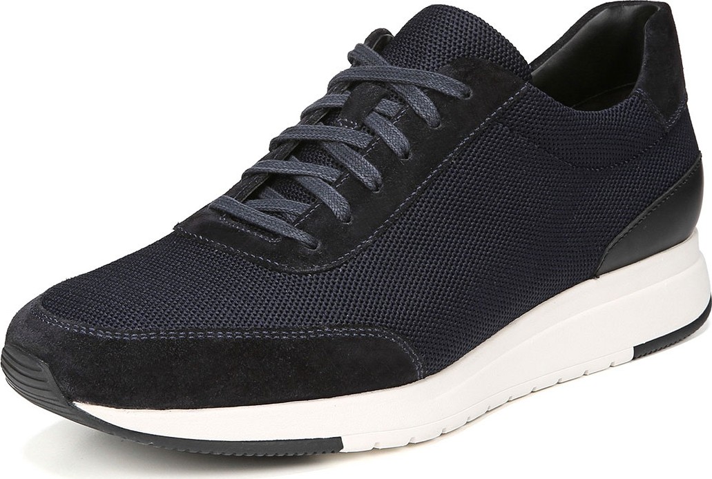 Vince Men's Payton 2 Suede-Trim Mesh Sneakers
